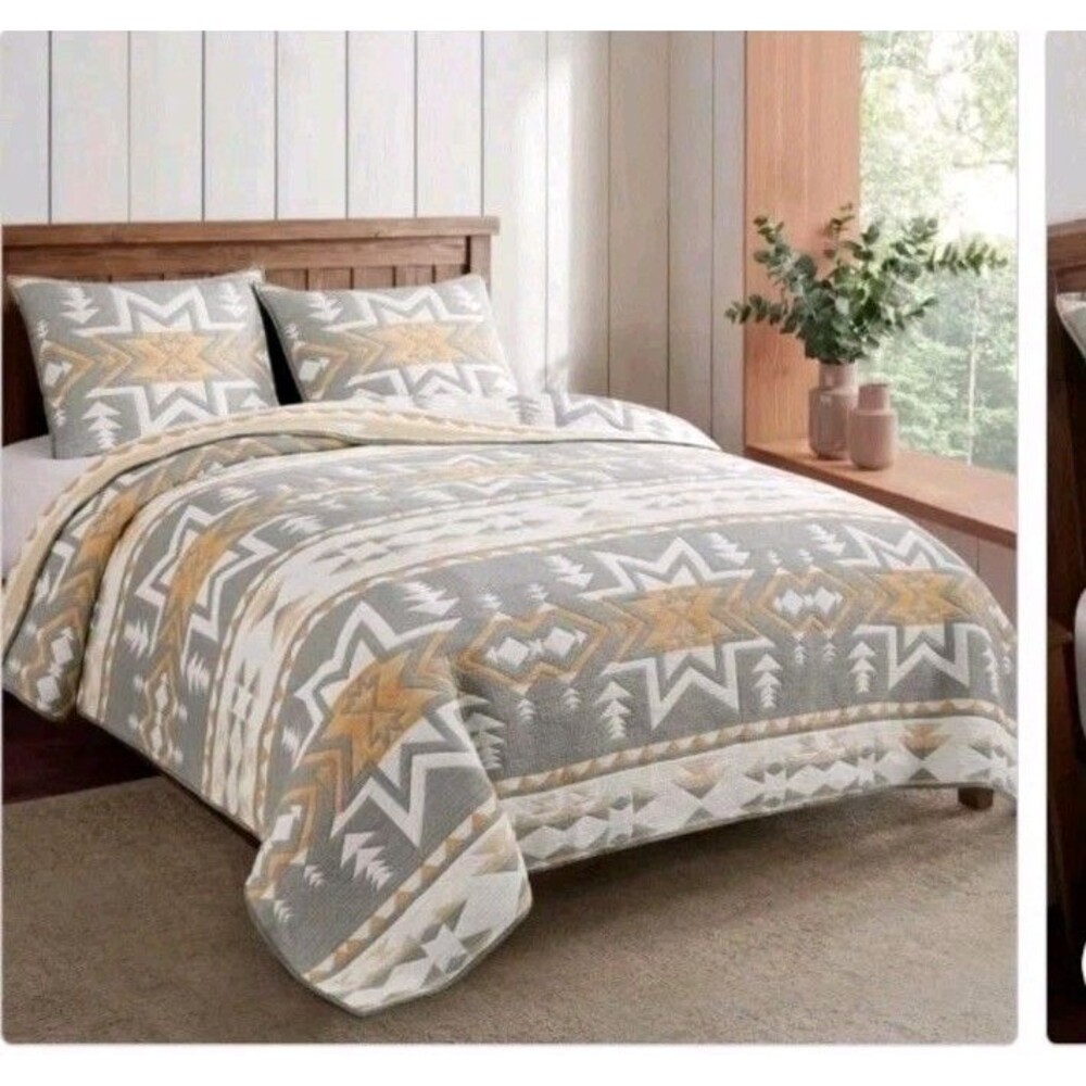 Pendleton Cotton Woven Coverlet, 3-piece Set, New, King
